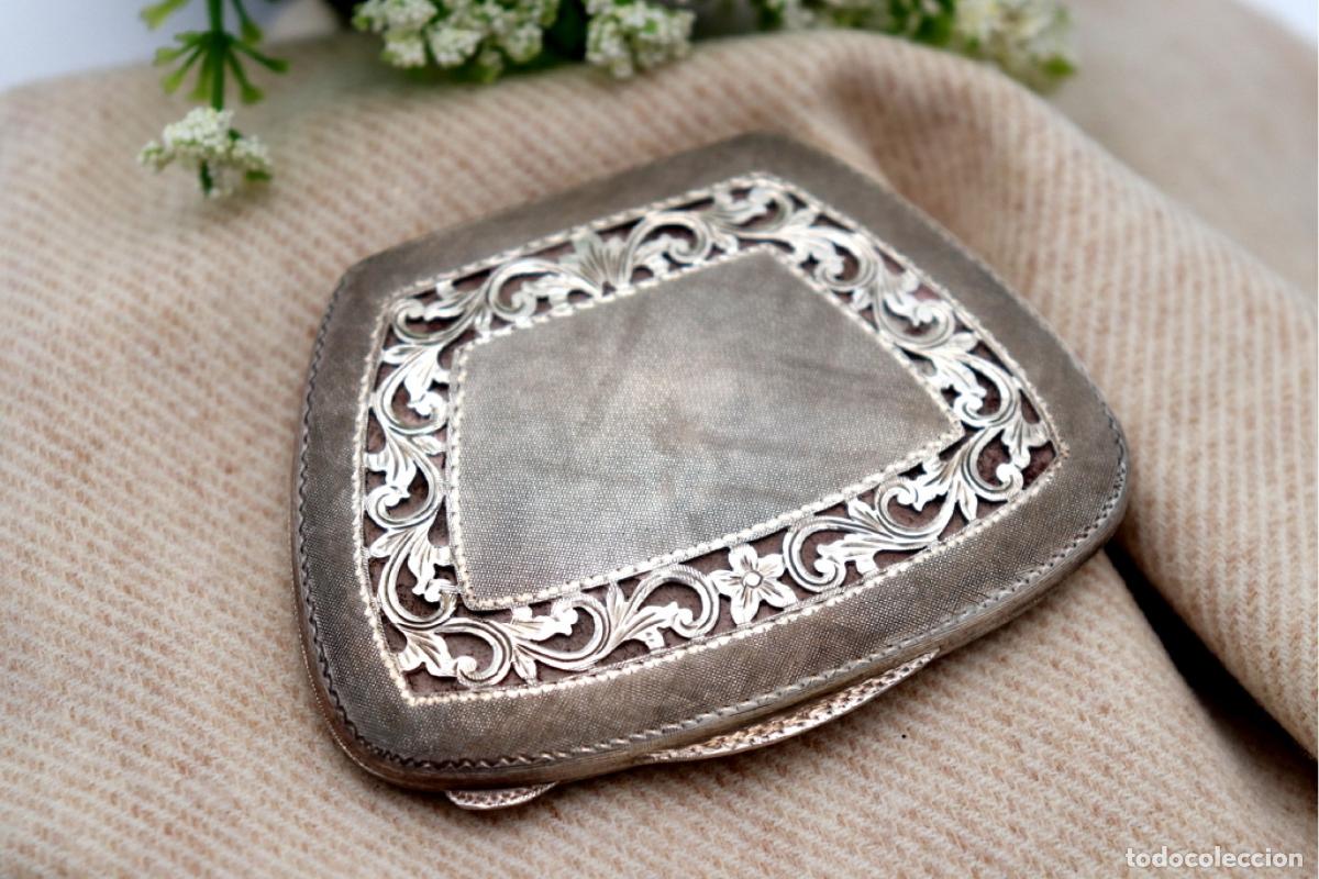 Antig&uuml;edades: Estuche de belleza plateado - Foto 4