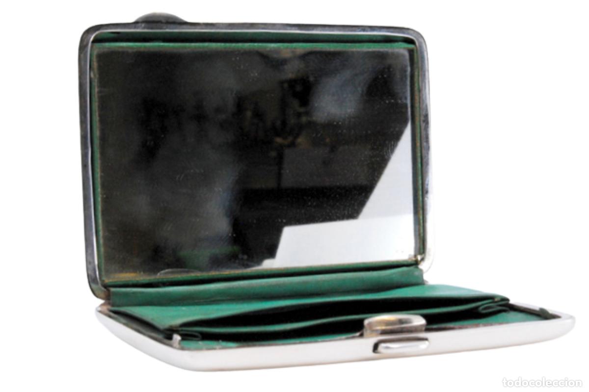 Antig&uuml;edades: Estuche de belleza plateado - Foto 1