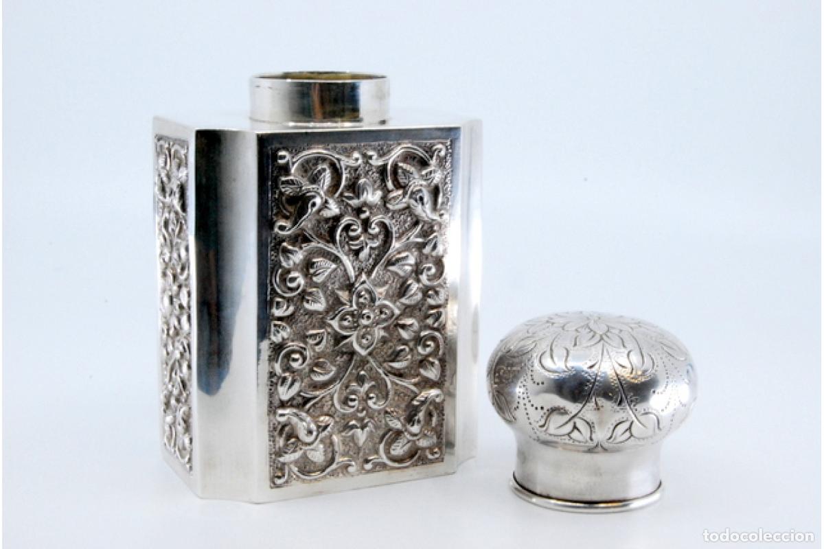 Antig&uuml;edades: Frasco de perfume, en plata - Foto 7