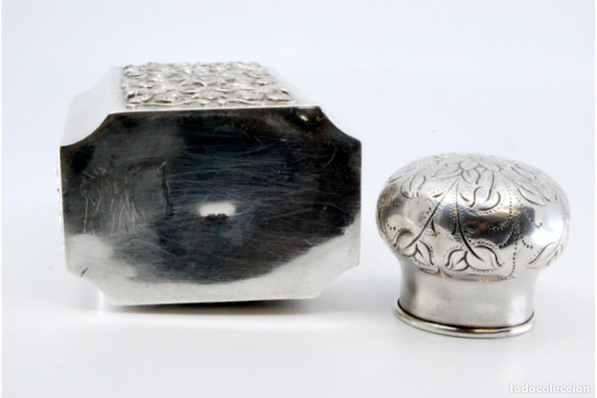 Antig&uuml;edades: Frasco de perfume, en plata - Foto 9