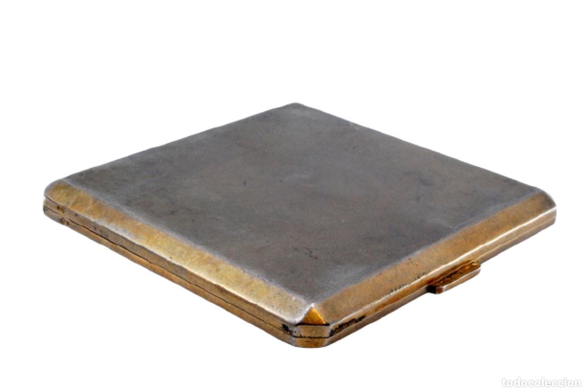 Antig&uuml;edades: Estuche de belleza plateado - Foto 1