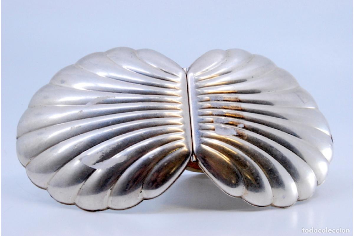Antig&uuml;edades: Estuche de belleza plateado - Foto 2