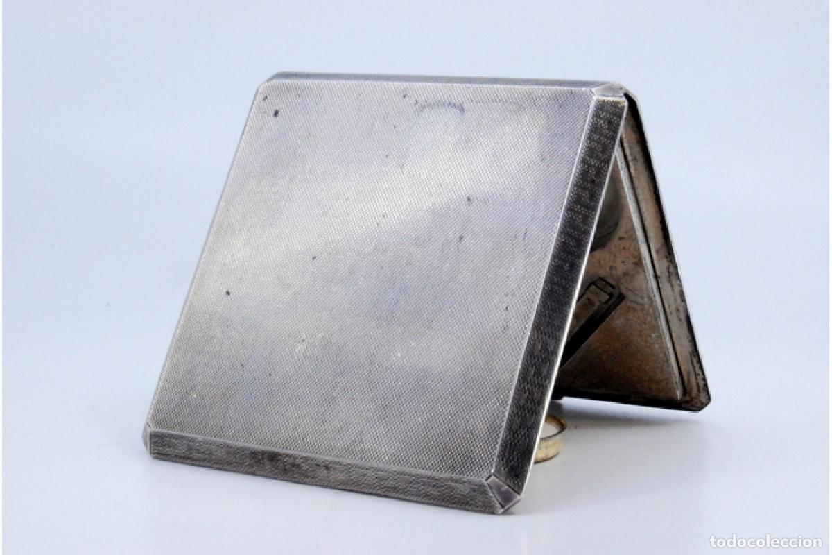 Antig&uuml;edades: Estuche de belleza plateado - Foto 2
