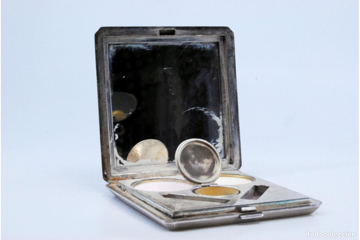 Antig&uuml;edades: Estuche de belleza plateado - Foto 4