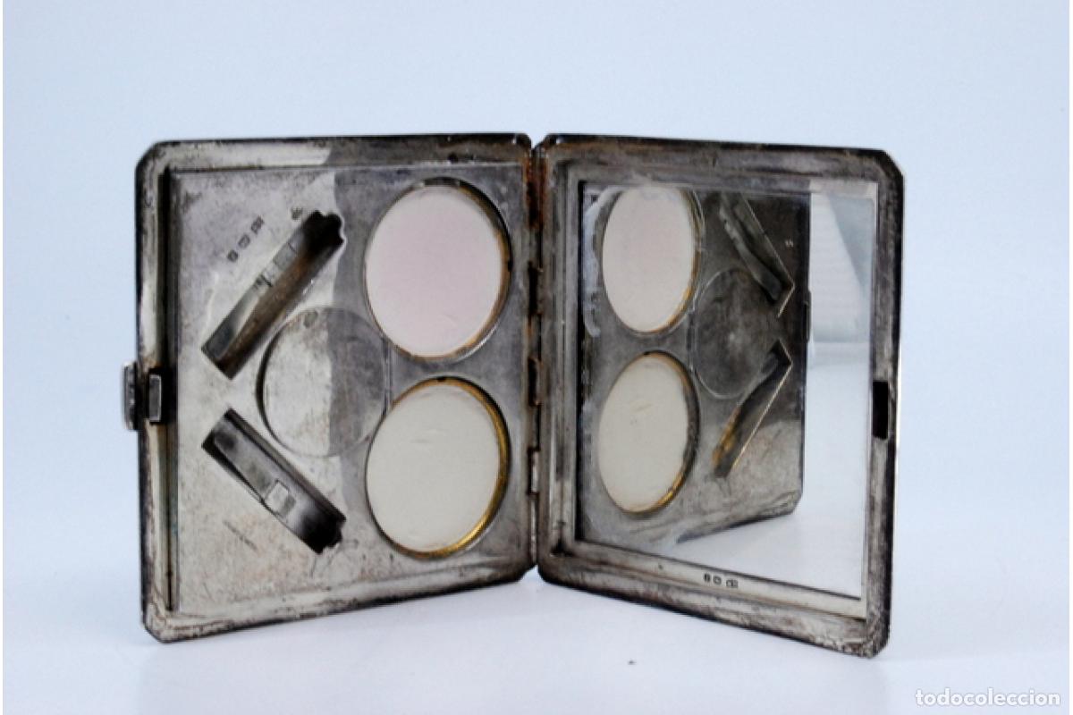 Antig&uuml;edades: Estuche de belleza plateado - Foto 5