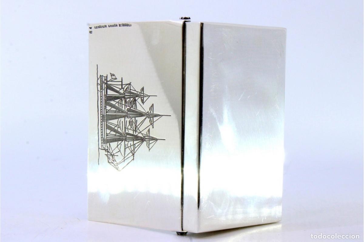 Antig&uuml;edades: Caja de sellos, en plata - Foto 3
