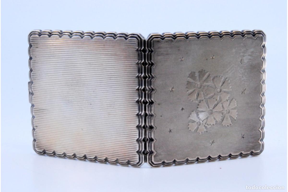 Antig&uuml;edades: Estuche de belleza plateado - Foto 3