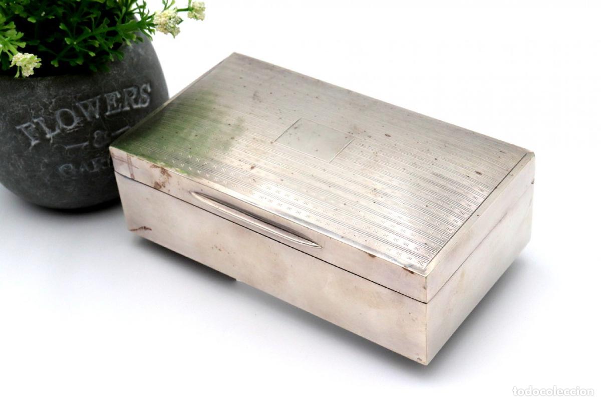Antig&uuml;edades: Caja de tabaco, plata - Foto 5