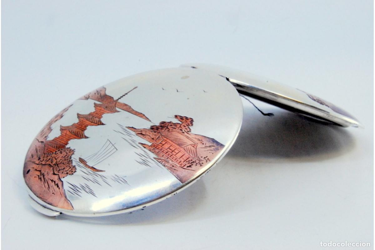 Antig&uuml;edades: Estuche de belleza plateado - Foto 5