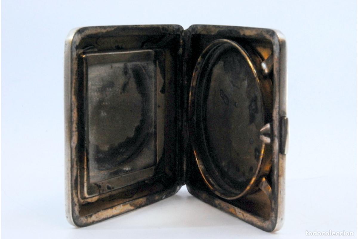 Antig&uuml;edades: Estuche de belleza plateado - Foto 3