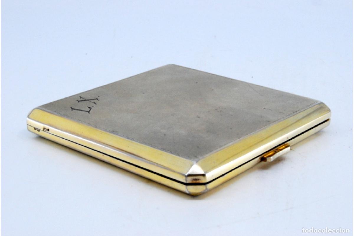 Antig&uuml;edades: Estuche de belleza plateado - Foto 2