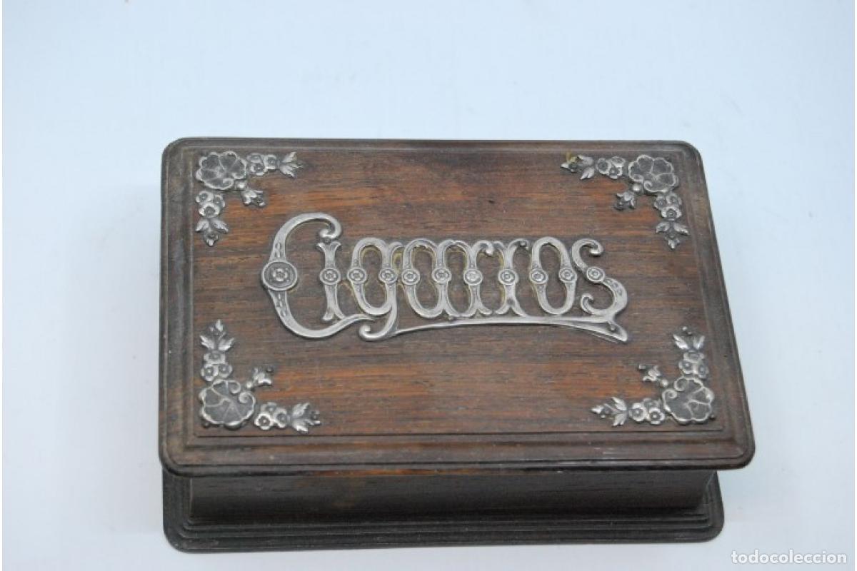 Antig&uuml;edades: Caja de cigarrillos, plateada - Foto 7