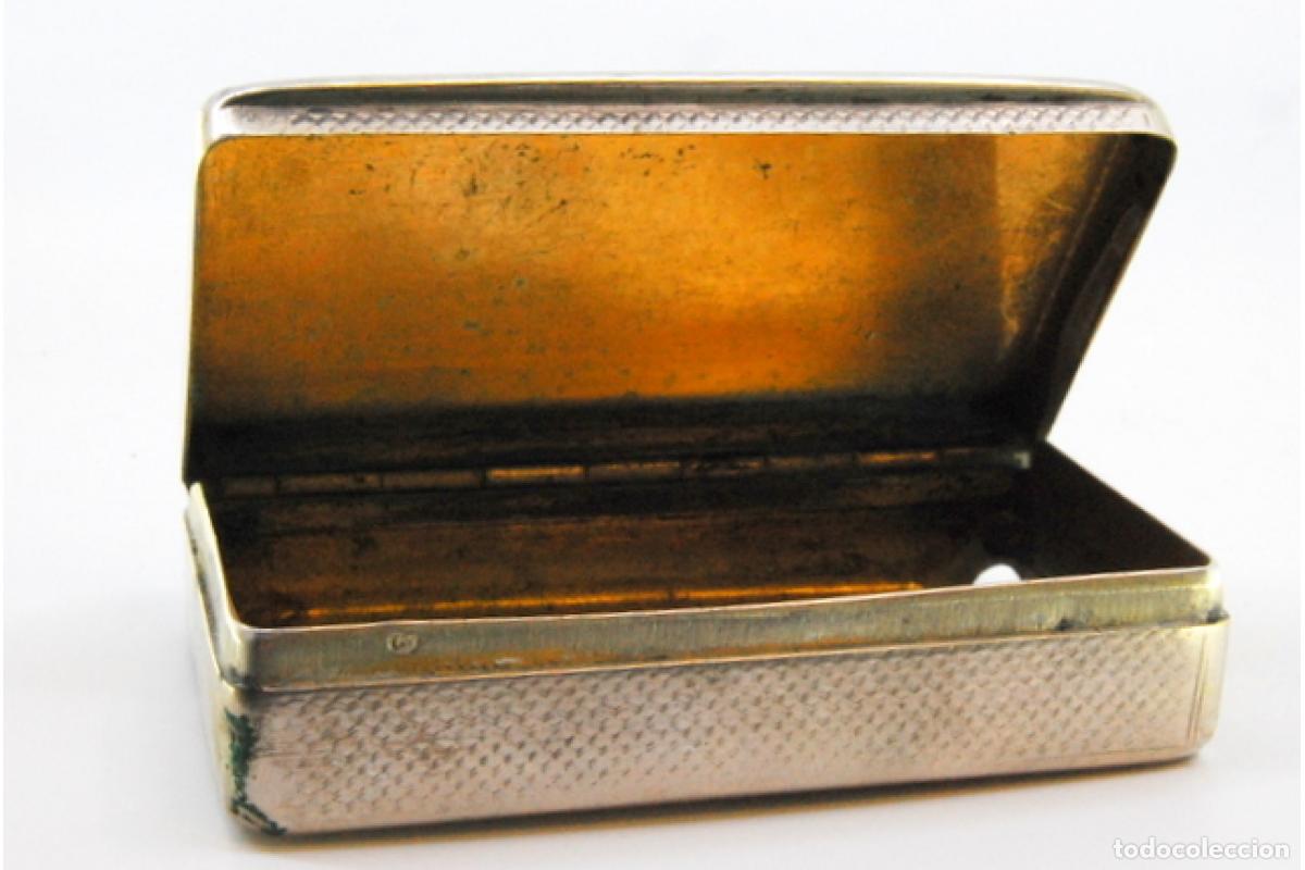 Antig&uuml;edades: Caja de rap&eacute;, en plata - Foto 6