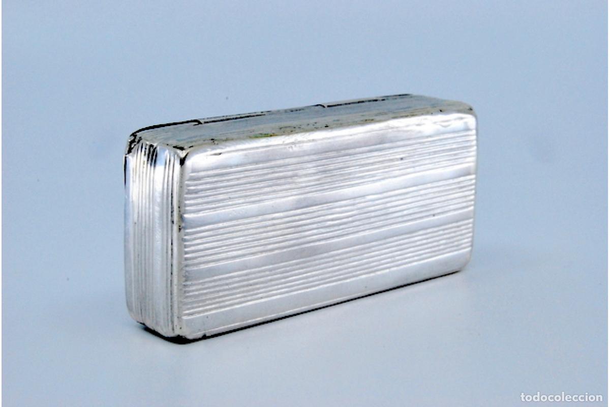 Antig&uuml;edades: Caja de rap&eacute;, en plata - Foto 4