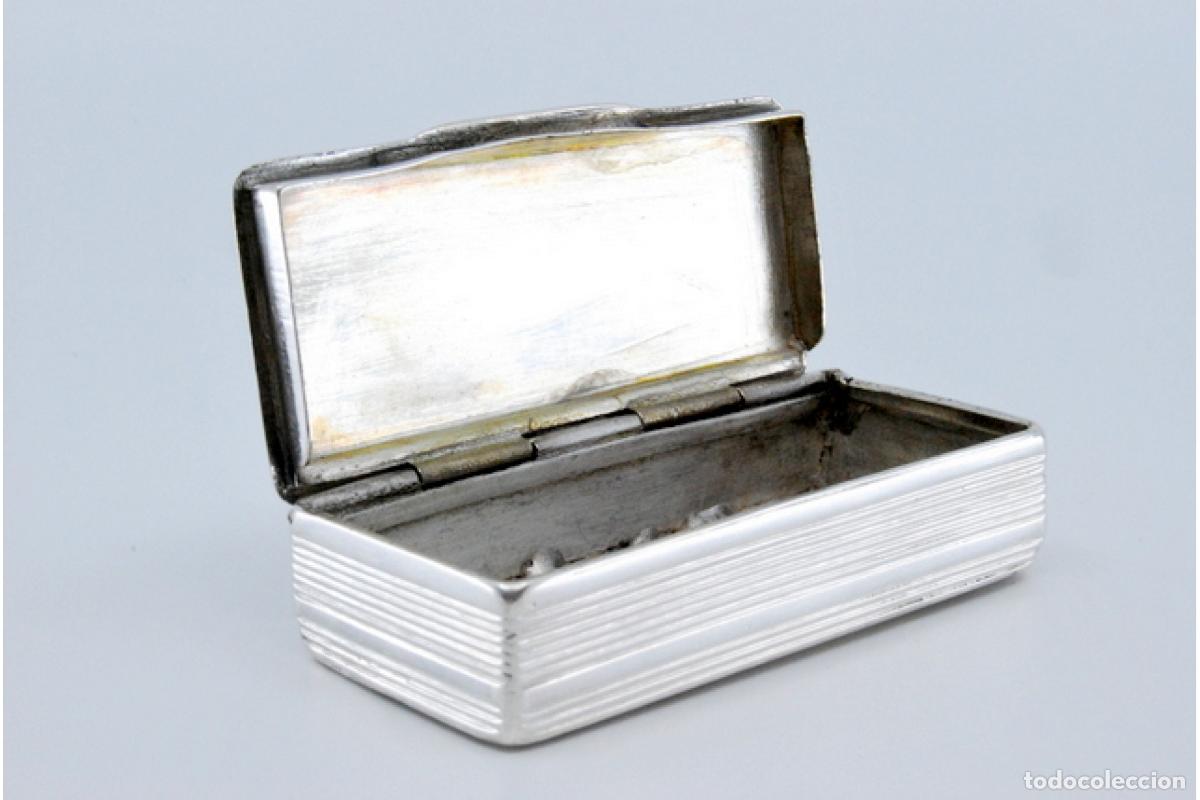 Antig&uuml;edades: Caja de rap&eacute;, en plata - Foto 5
