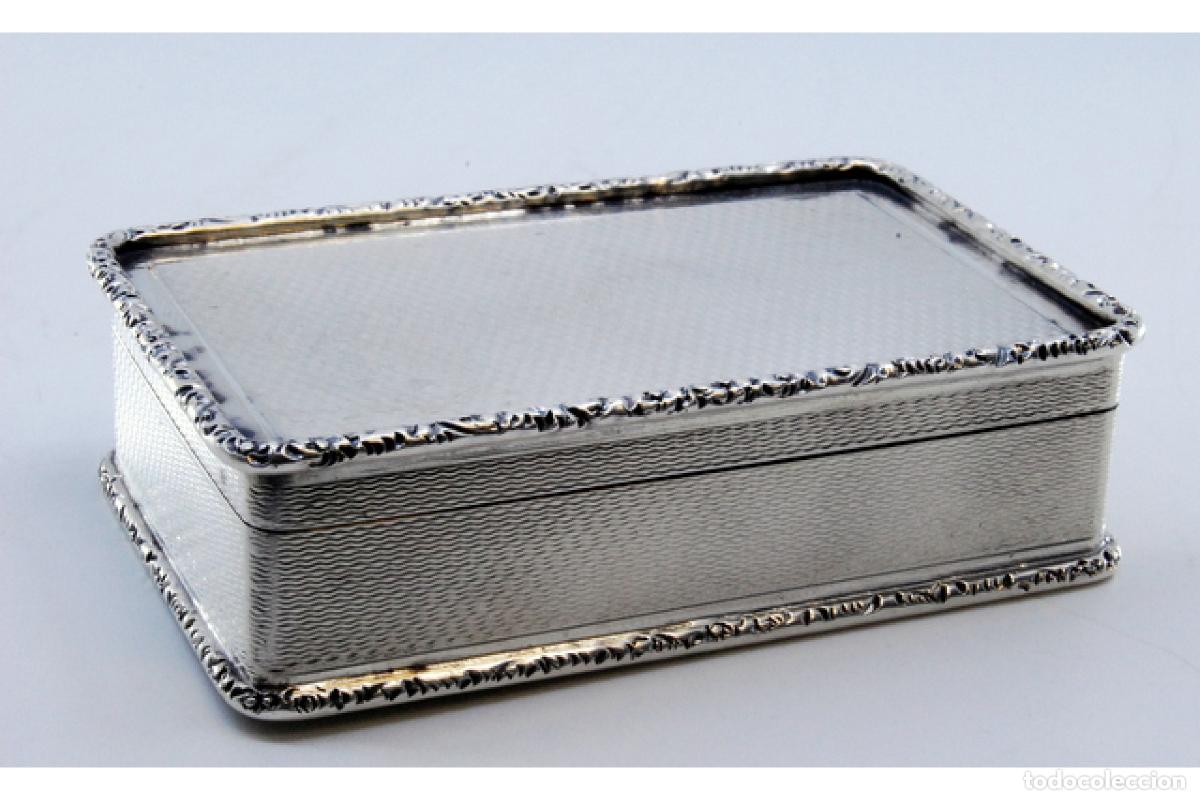 Antig&uuml;edades: Caja de rap&eacute;, en plata - Foto 6