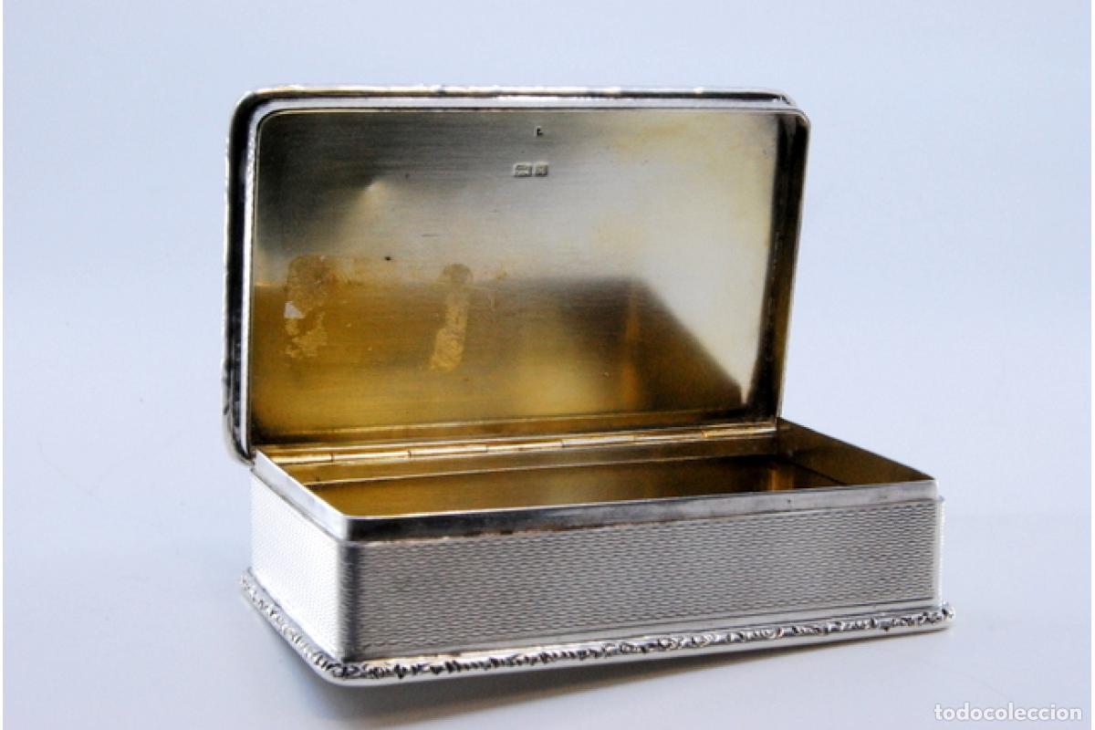 Antig&uuml;edades: Caja de rap&eacute;, en plata - Foto 8