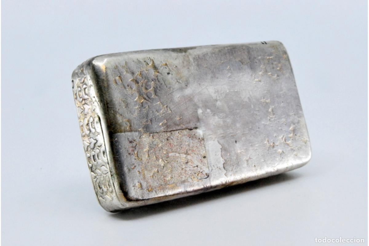 Antig&uuml;edades: Caja de rap&eacute;, en plata - Foto 4