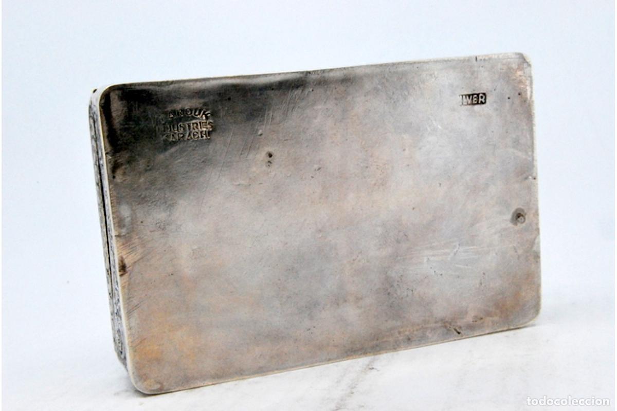 Antig&uuml;edades: Caja de rap&eacute;, en plata - Foto 2
