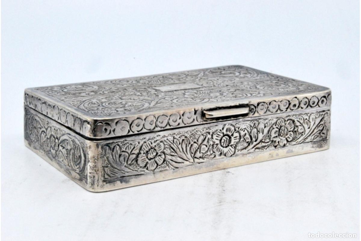 Antig&uuml;edades: Caja de rap&eacute;, en plata - Foto 7