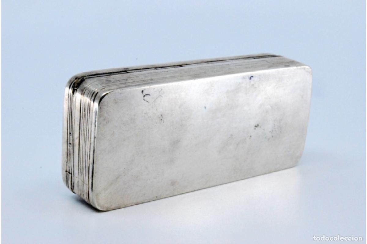 Antig&uuml;edades: Caja de rap&eacute;, en plata - Foto 7