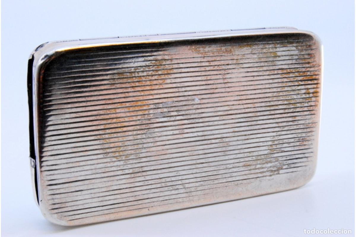 Antig&uuml;edades: Caja de rap&eacute;, en plata - Foto 3
