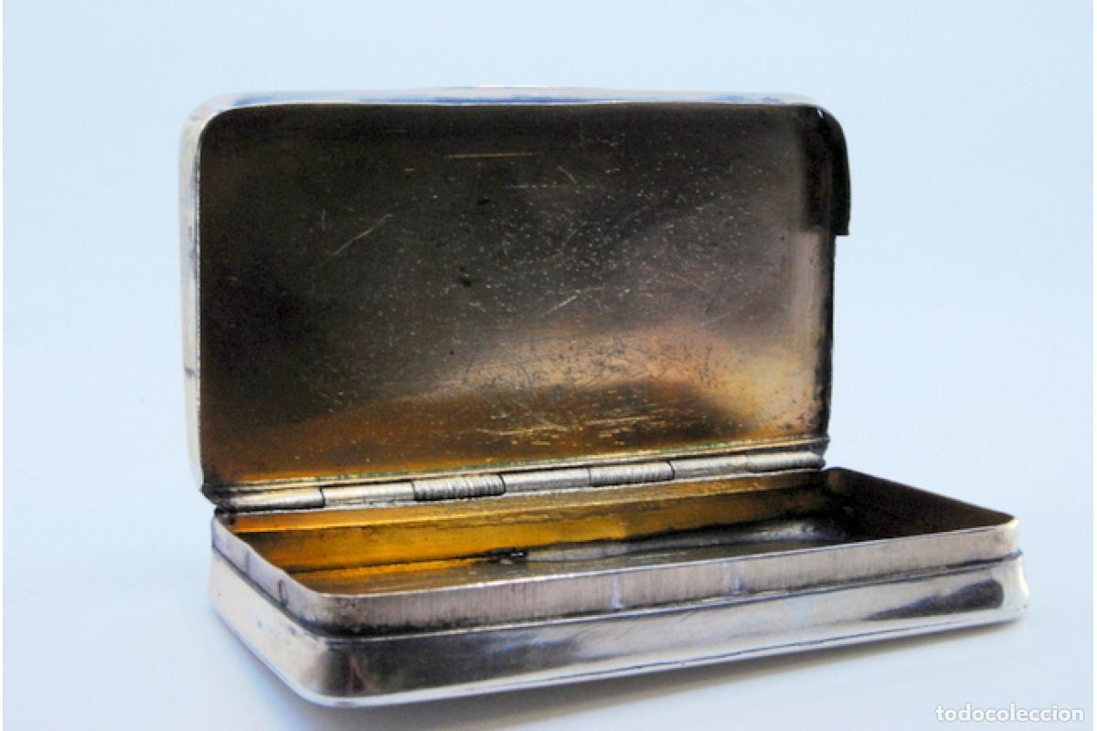 Antig&uuml;edades: Caja de rap&eacute;, en plata - Foto 6