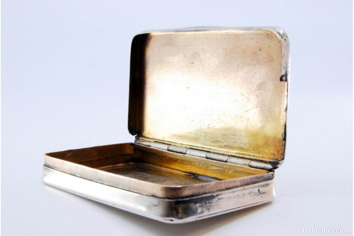 Antig&uuml;edades: Caja de rap&eacute;, en plata - Foto 7