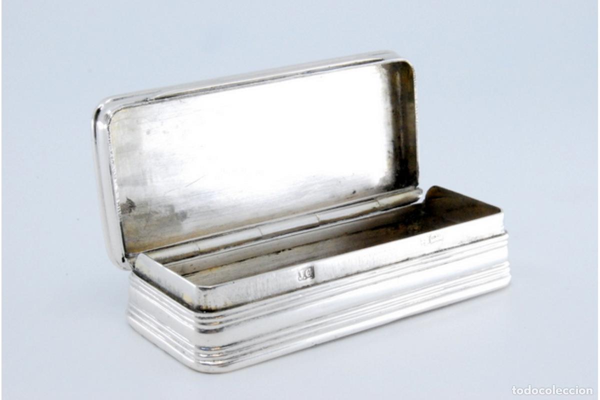Antig&uuml;edades: Caja de rap&eacute;, en plata - Foto 5