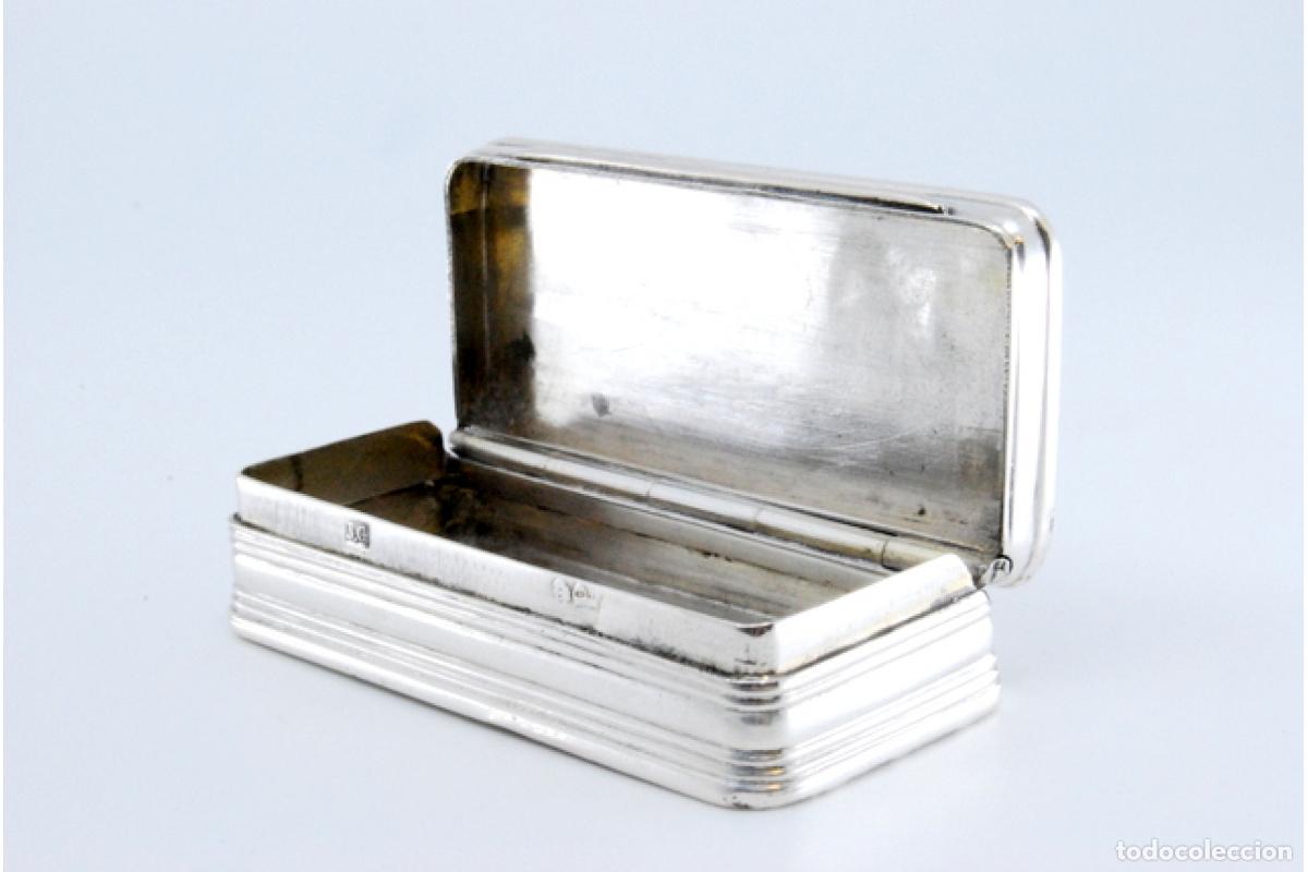 Antig&uuml;edades: Caja de rap&eacute;, en plata - Foto 6