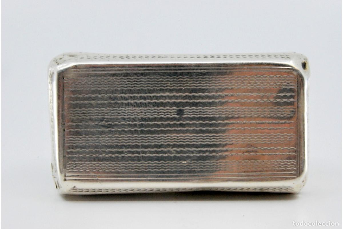Antig&uuml;edades: Caja de rap&eacute;, en plata - Foto 2