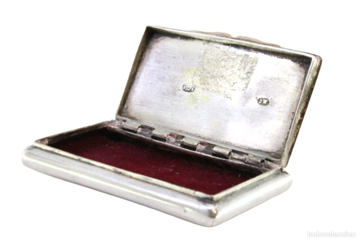 Antig&uuml;edades: Caja de rap&eacute;, en plata - Foto 1