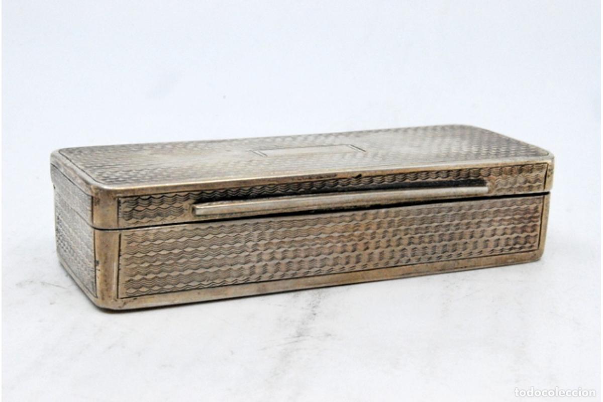 Antig&uuml;edades: Caja de rap&eacute;, en plata - Foto 2