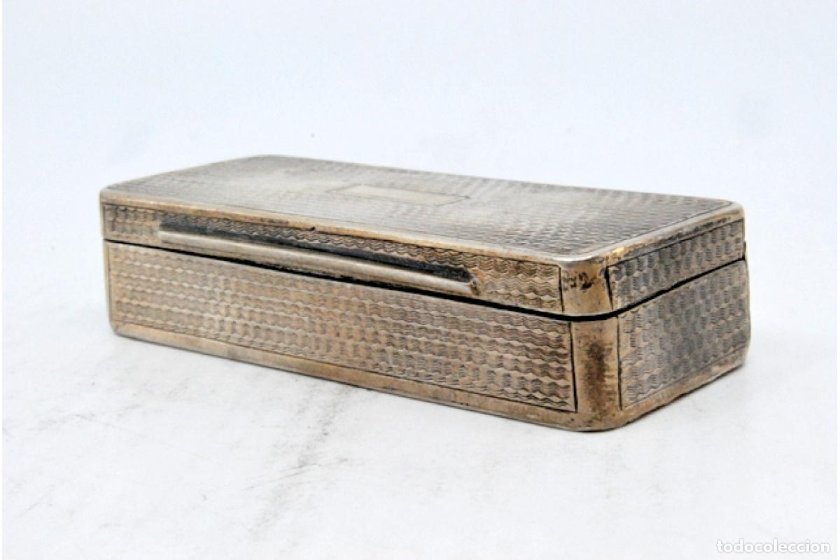 Antig&uuml;edades: Caja de rap&eacute;, en plata - Foto 3