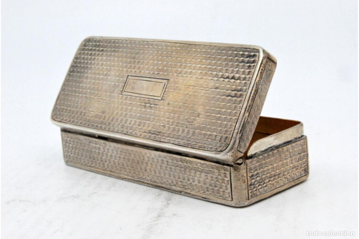 Antig&uuml;edades: Caja de rap&eacute;, en plata - Foto 4