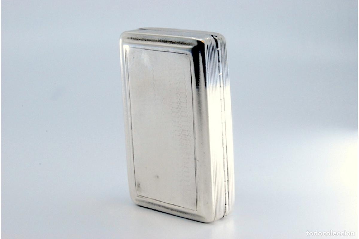 Antig&uuml;edades: Caja de rap&eacute;, en plata - Foto 7