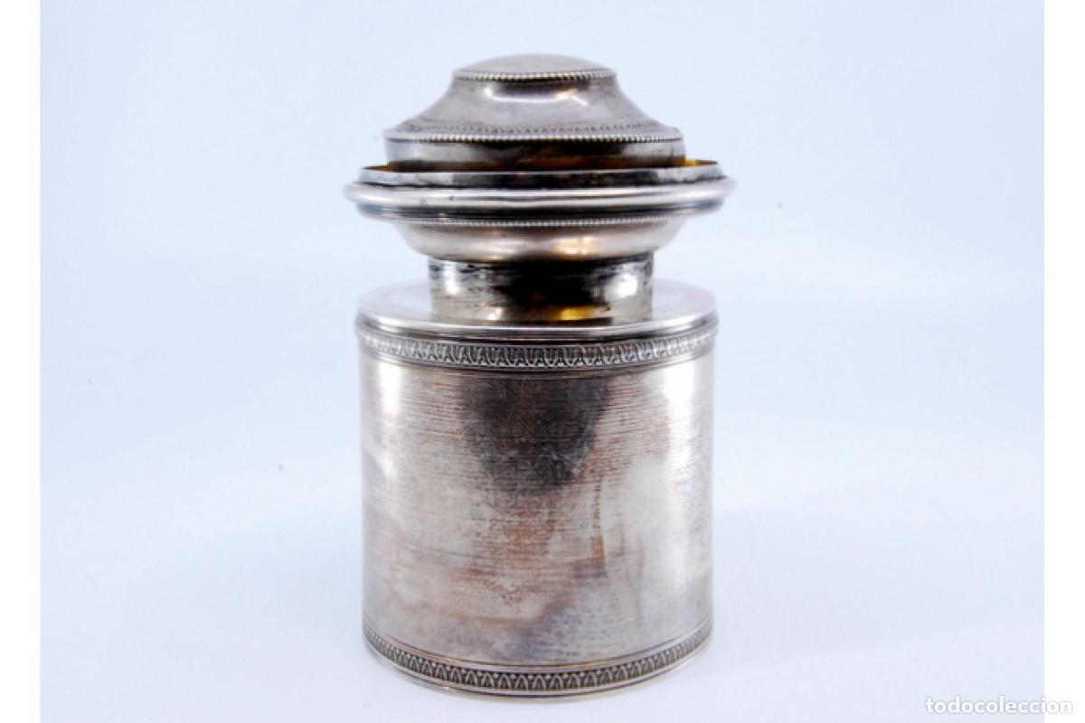 Antig&uuml;edades: Caja de plata, para t&eacute; - Foto 2