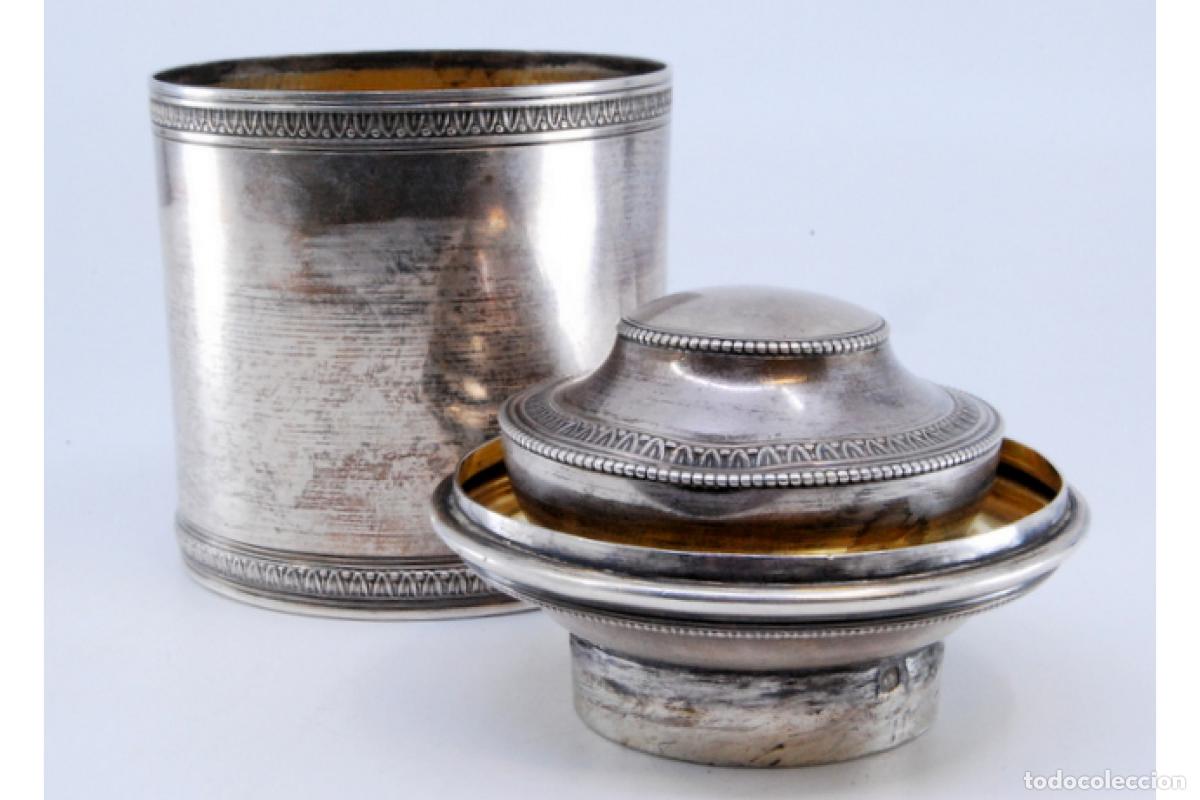 Antig&uuml;edades: Caja de plata, para t&eacute; - Foto 7