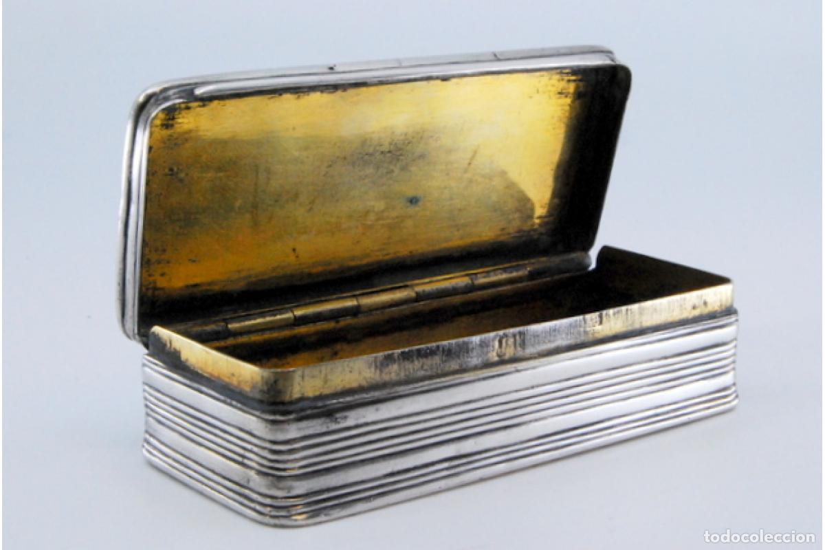 Antig&uuml;edades: Caja de rap&eacute;, en plata - Foto 7