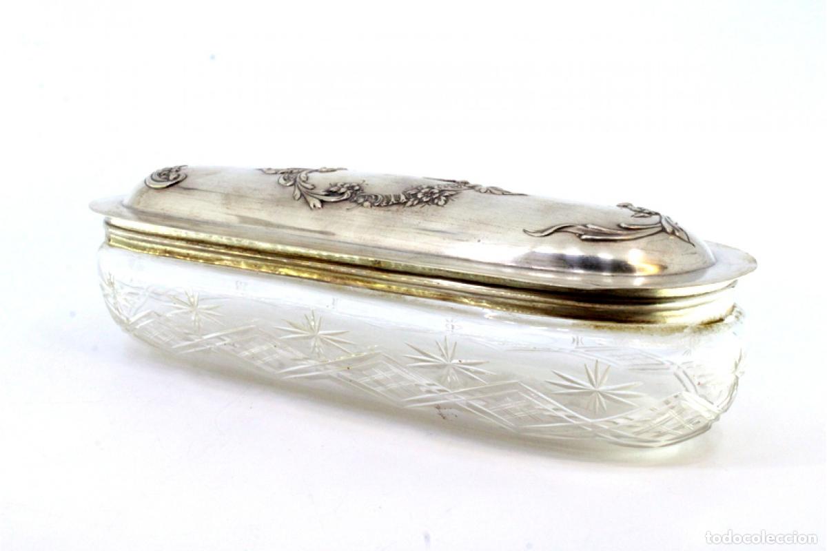 Antig&uuml;edades: jabonera de plata - Foto 7
