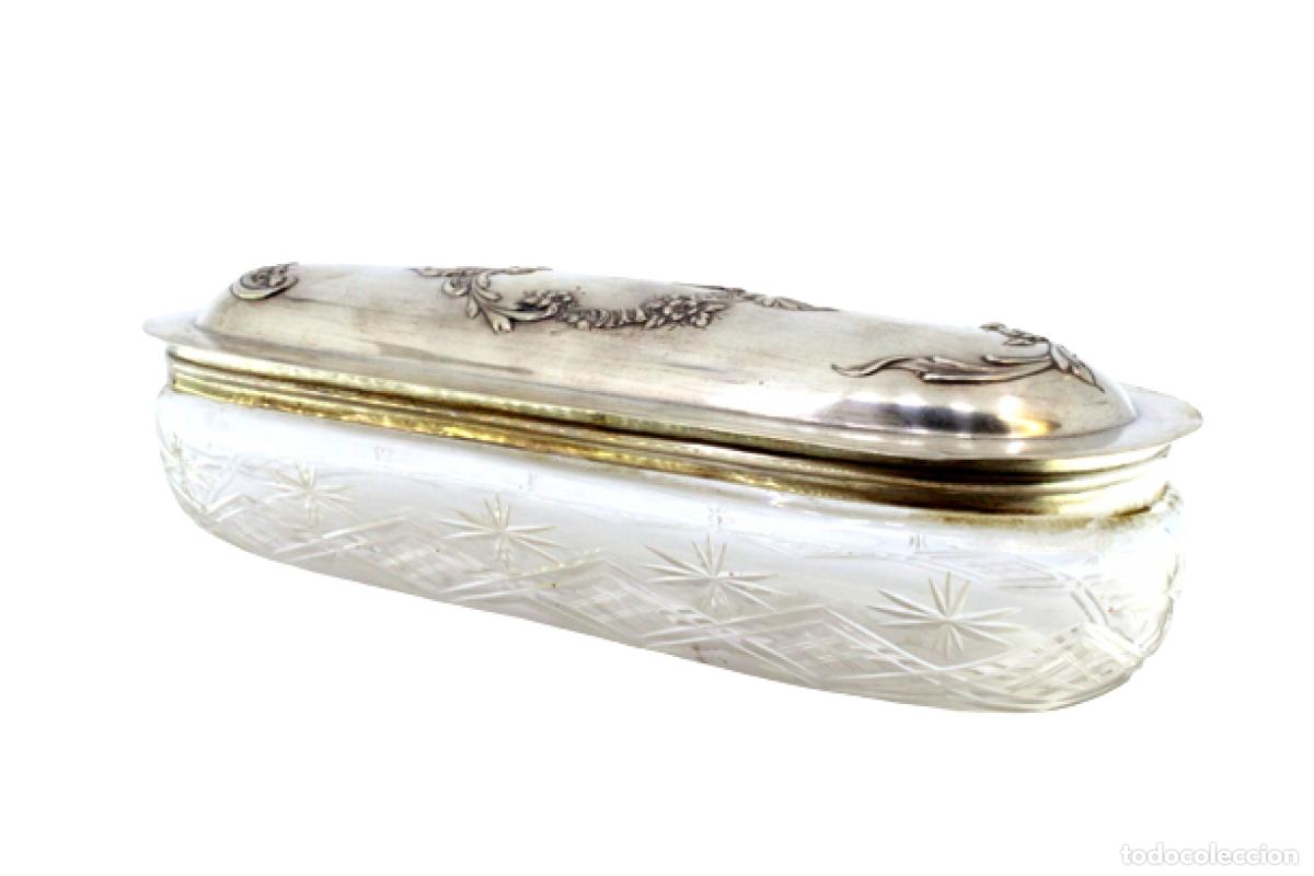 Antig&uuml;edades: jabonera de plata - Foto 1