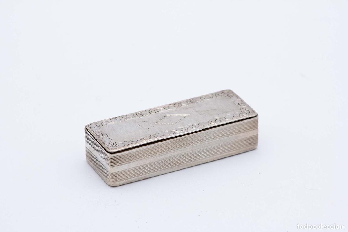 Antig&uuml;edades: Caja de rap&eacute;, en plata - Foto 4