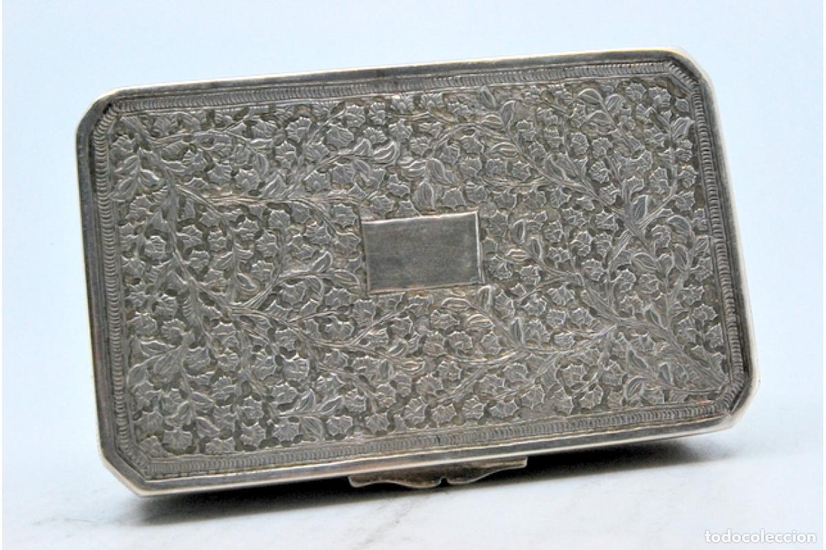 Antig&uuml;edades: Caja de rap&eacute;, en plata - Foto 3