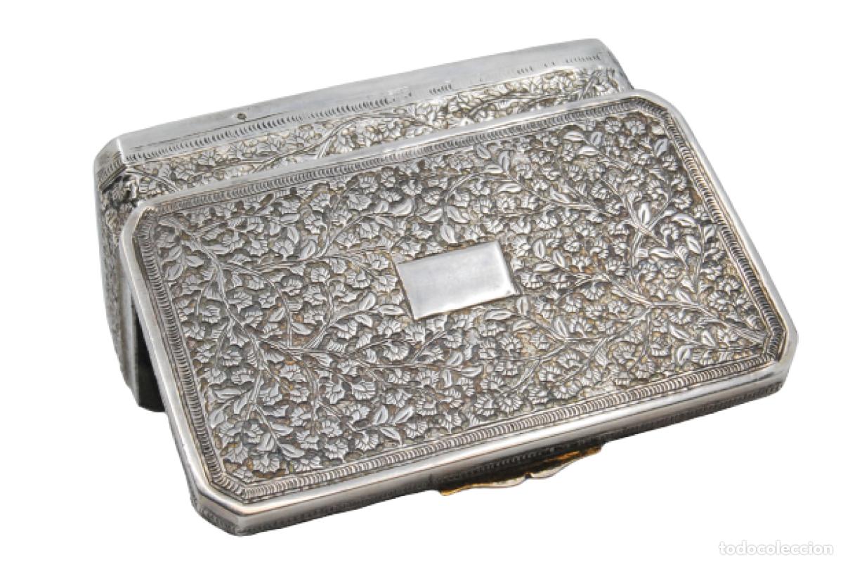 Antig&uuml;edades: Caja de rap&eacute;, en plata - Foto 1