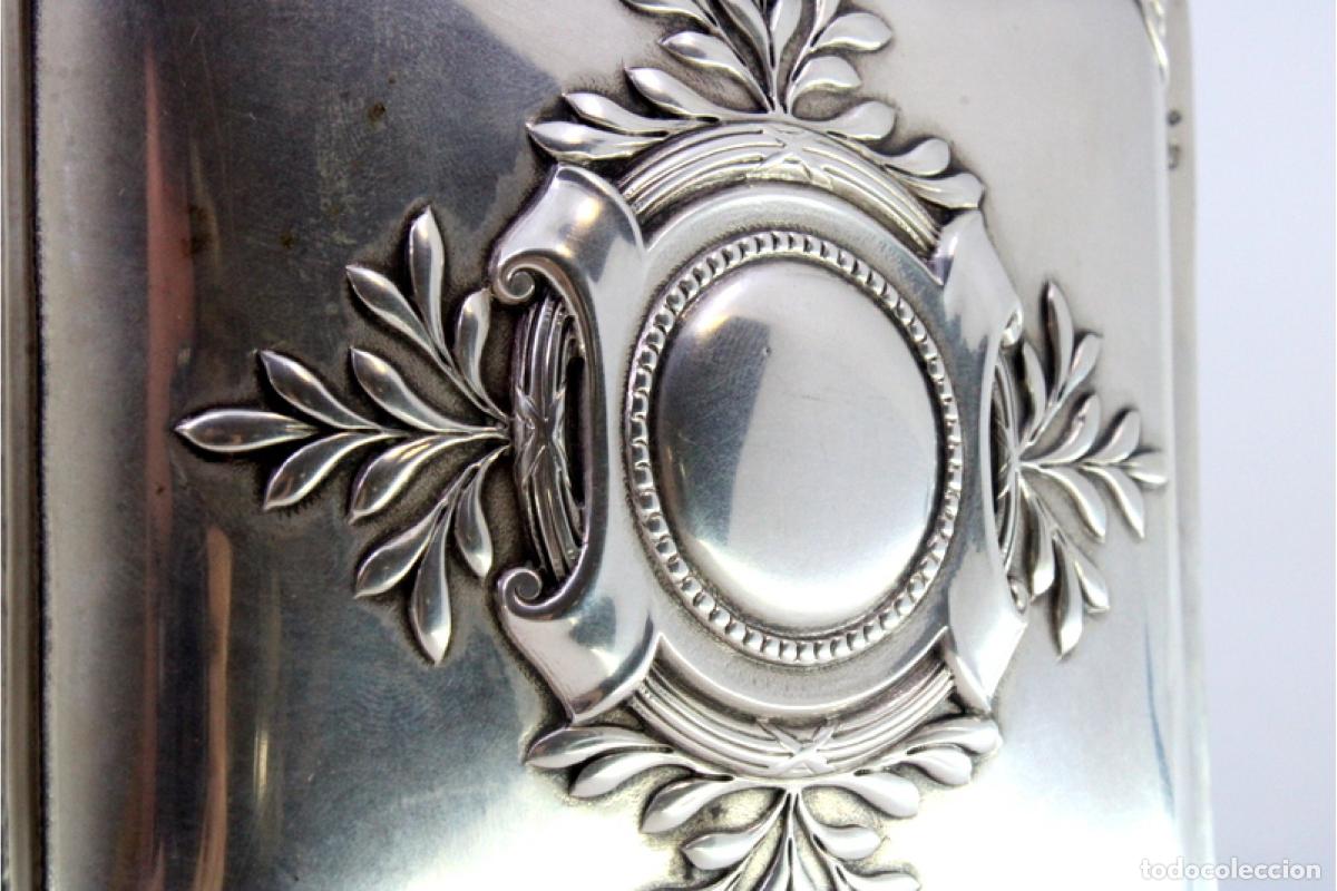 Antig&uuml;edades: Estuche de cristal y plata - Foto 2