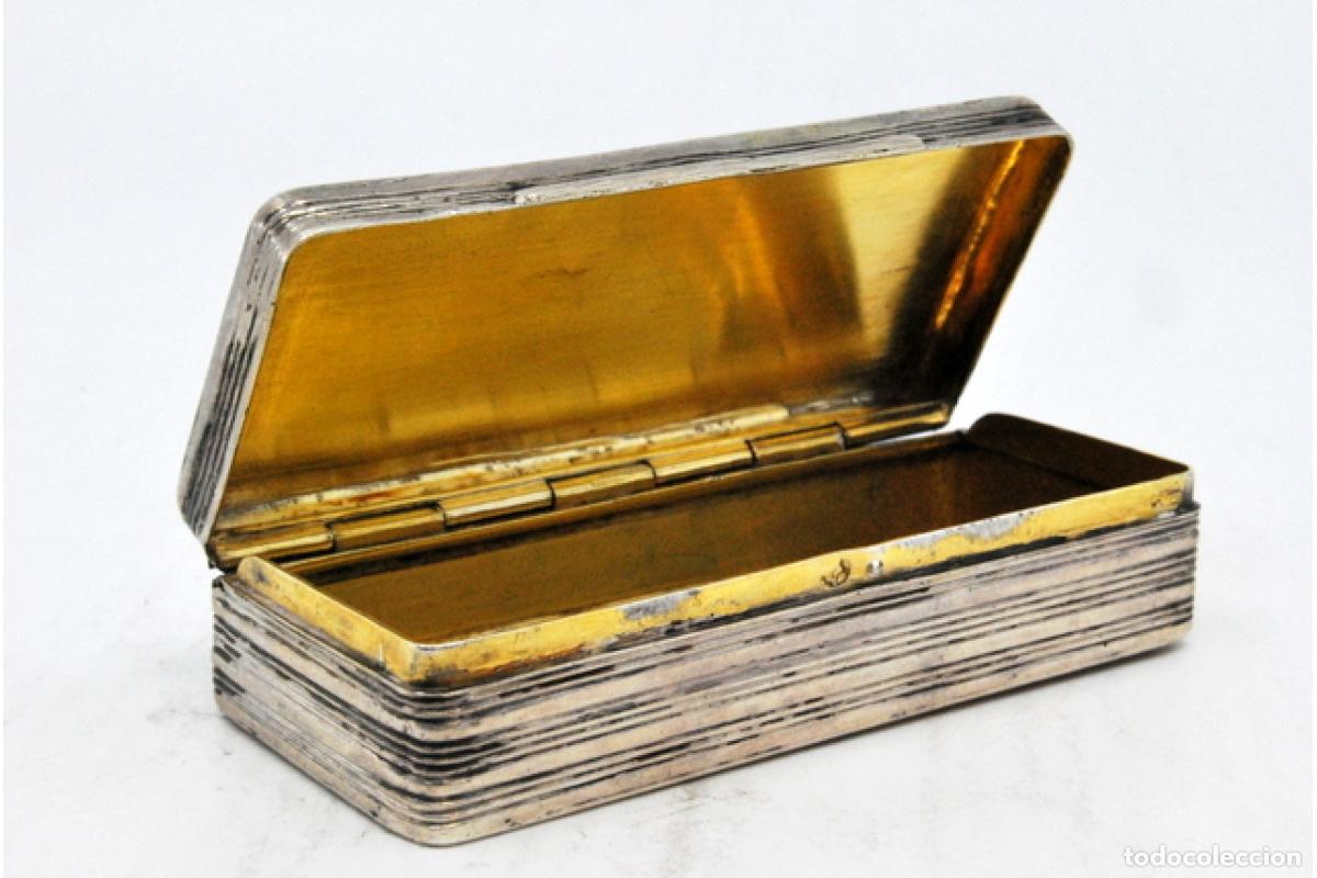 Antig&uuml;edades: Caja de rap&eacute;, en plata - Foto 6