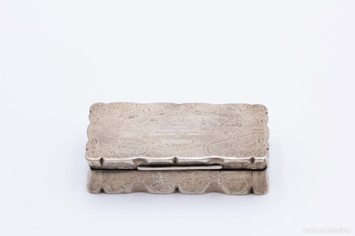 Antig&uuml;edades: Caja de rap&eacute;, en plata - Foto 3