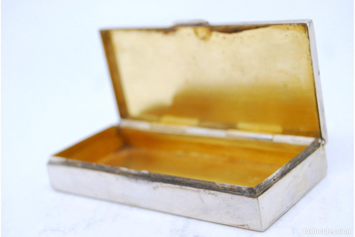 Antig&uuml;edades: Caja de rap&eacute;, en plata - Foto 2