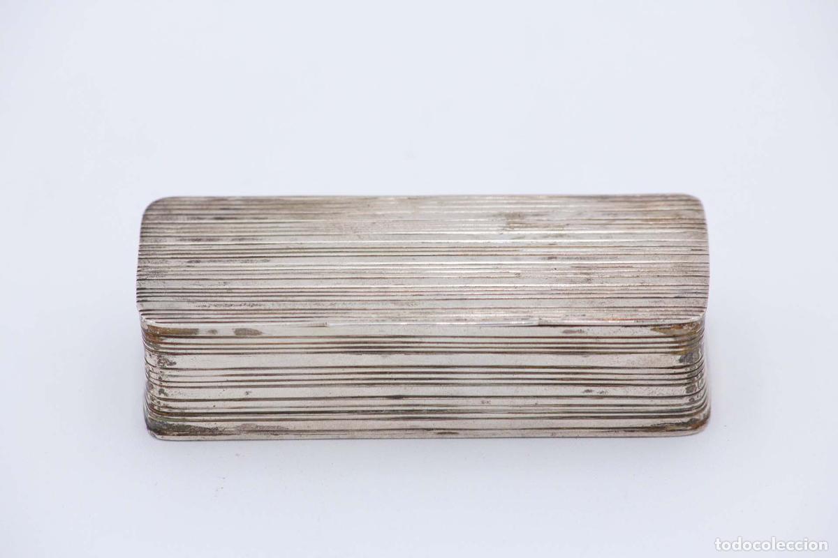 Antig&uuml;edades: Caja de rap&eacute;, en plata - Foto 2
