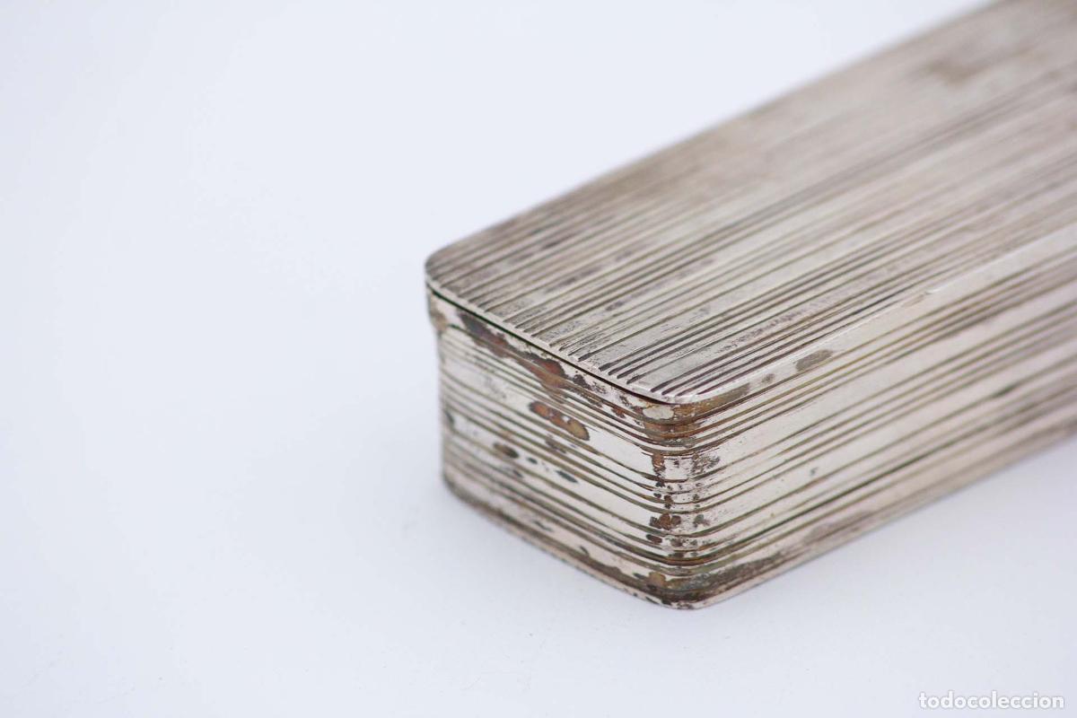Antig&uuml;edades: Caja de rap&eacute;, en plata - Foto 3